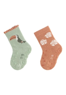 ABS Lezoucí protiskluzové ponožky Tukan ( sada 2ks) vel.19/20
