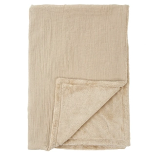 Oboustranná dětská deka Mušelín & Coralina béžová