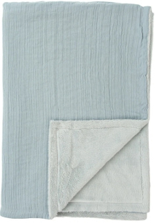 Oboustranná dětská deka Mušelín & Coralina  modrá