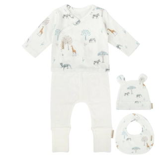 Kojenecká 4-dílná bambusová sada Bimbidreams Tanzania – dárkový sete vel. 56