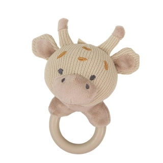 Bimbi chrastítko s kousátkem Tanzania Žirafa 13cm