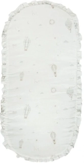 Bavlněná podložka s bambusem proti pocení do hluboké korby kočárku Bimbidreams Blue Sky 