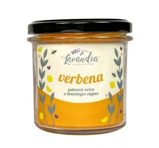 Vonná palmová svíce ve skle - Verbena