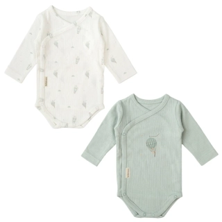 Kojenecké bambusové bodyčko Bimbidreams BLUE SKY (2ks) vel.50