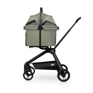 Luxusní kočárek Carinio Zoom Olive Pet S AUTOM/ZOOMEM/OLIVE