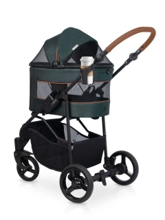 Kočárek Carinio IVO FOREST pro mazlíčky