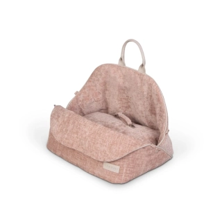 CARINIO AMIS 3v1 Blush - Pelíšek, přepravní taška, autosedačka pro zvířata
