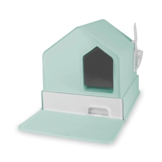 Carinio House Tiffany modrá toaleta pro domácí mazlíčky