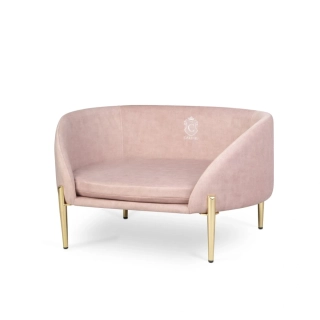 Luxusní sofa pelíšek CARINIO OVAL BLUSH