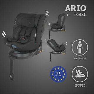 Autosedačka i-Size 40–150 cm Coccolle Ario Black