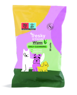 Čisticí vlhčené ubrousky Tresky & friend pro zvířata - vůně máta