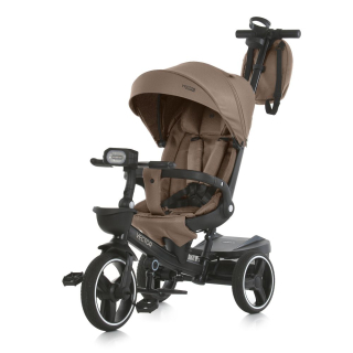 Multifunkční tříkolka El Camino VECTOR ME s hudbou a světlem - beige praline