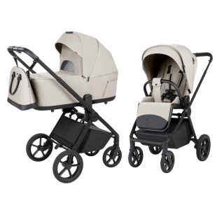 Kočárek Carrello Ultra F 2v1 Milk Grey