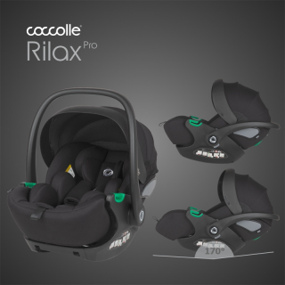 Polohovatelná autosedačka 0-13kg Coccolle Rilax Pro 2v1 i-Size System