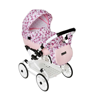 Kočárek pro panenky Jasmine Kids Fialka V3