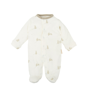 Overal kojenecký bambus-bavlna BimbiDreams Bunny vel.56 (0-3m)