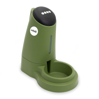 MilooPets Petportion Gravitační dávkovač vody pro psy a kočky 3,2 l – zeklený