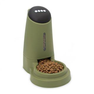MilooPets Petportion Gravitační dávkovač krmiva pro psy a kočky 3,2 l – zelený