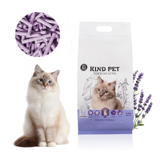MilooPets Kind Pet EKOLOGICKÉ, ANTIBAKTERIÁLNÍ stelivo pro domácí mazlíčky 2,5 kg Levandule