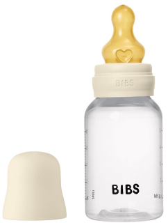 Baby Bottle antikoliková láhev 150ml s kaučukovým dudlíkem - Ivory   BIBS