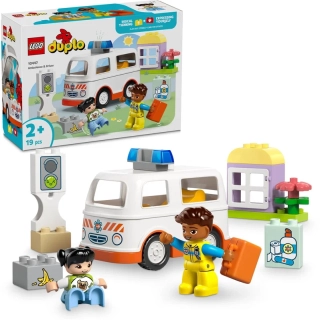 Stavebnice bloky LEGO Duplo - Sanitka a řidič