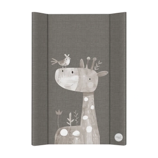 Přebalovací podložka Ceba Baby 2-hranná měkká Basic Friendly Giraffe (50x70 cm)