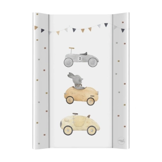 Přebalovací podložka Ceba Baby 2-hranná měkká Basic Bunny Driver (50x70 cm)