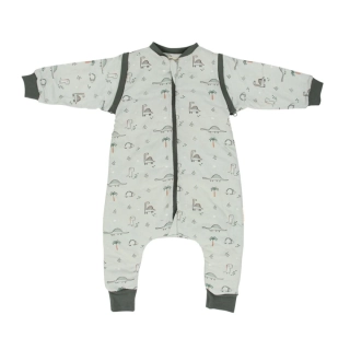 Dětský spací overal s odělávacími rukávy 2,5 TOG BimbiDreams Dino 75cm