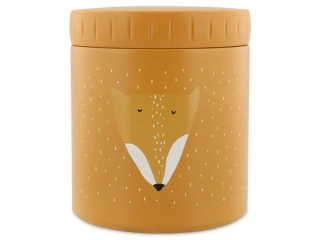 Dětská nerezová termoska na jídlo Trixie Pan Lišák 500 ml - oranžová