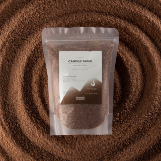 Vonná Písková Svíčka Mocha Brown – Crimson Crystal 300g