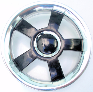 ND_disk do kolečka kočárku Carbon - stříbrný  karbon