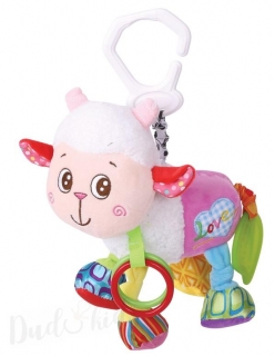 Vibrační závěsná hračka pro 5 smyslů Sheep ovečeka Lorelli 
