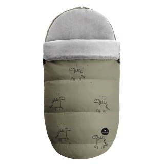 Elegantní zimní fusak BimBi Dino - khaki (45138806)