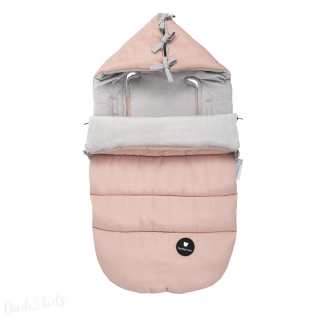 Prošívaný zmní fusak do autosedačky BimBi -  pink