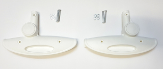 ND_držák boudy hluboké korby - rohatka - tichý - sada bilá