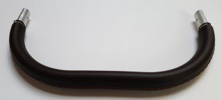 ND_ rukojeť na kočárek potažená Eco kůží - hnědá 45-46cm madlo